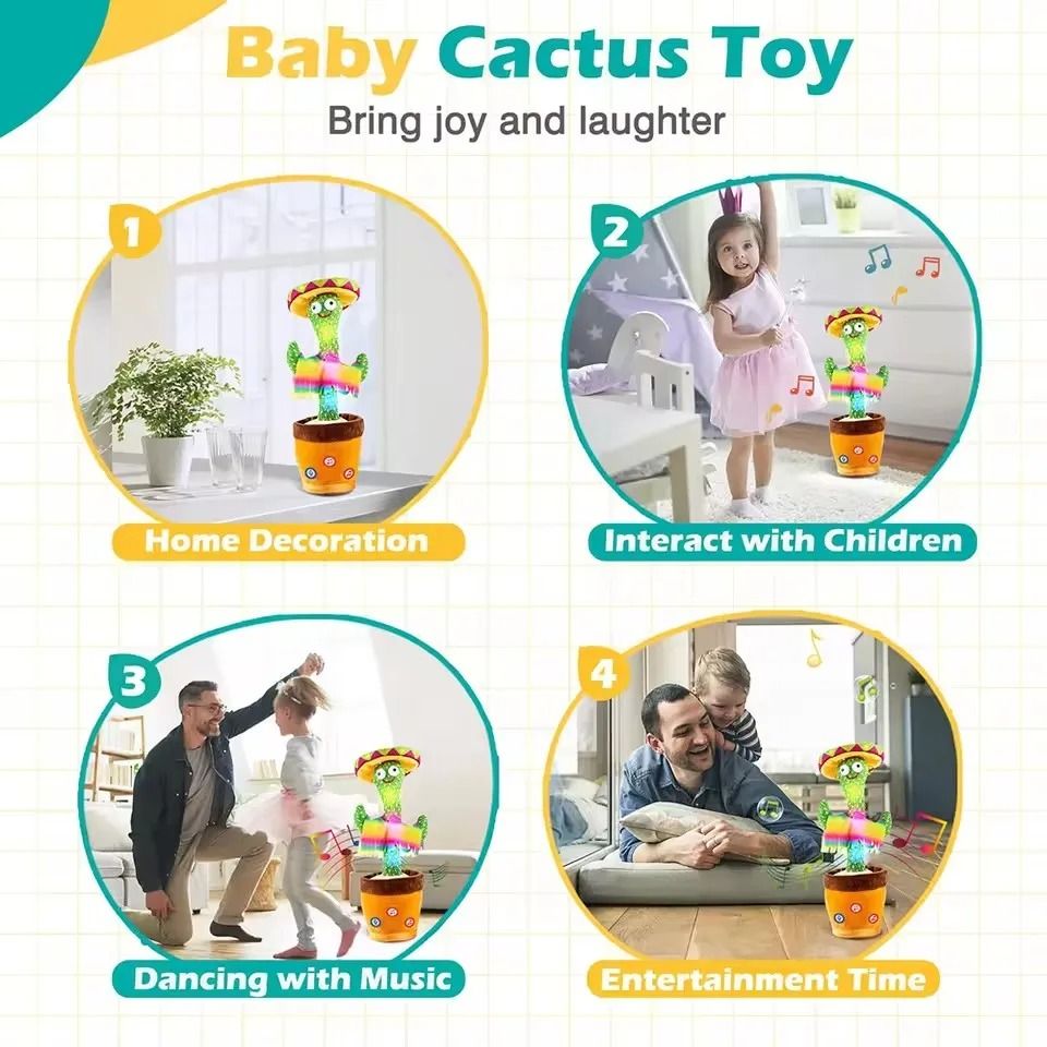 Talking and Dancing Cactus Toy