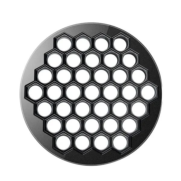 37-Hole Pelmeni Maker – Metal Russian Dumpling Mold & Ravioli Press