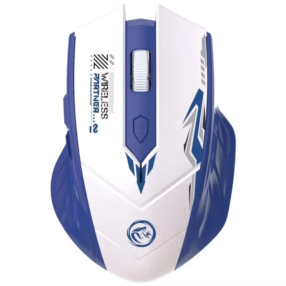 Dual-Mode Wireless Gaming Mouse – 2.4G & Bluetooth 5.4 Rechargeable 1600DPI PC Mouse