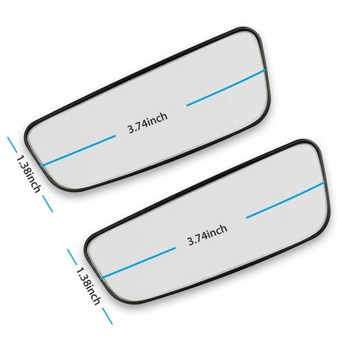 Rear View Auxiliary Blind Spot Mirror, Wide Angle for Cars, Trucks, SUVs, Increase Safety with HD Plating & Glass