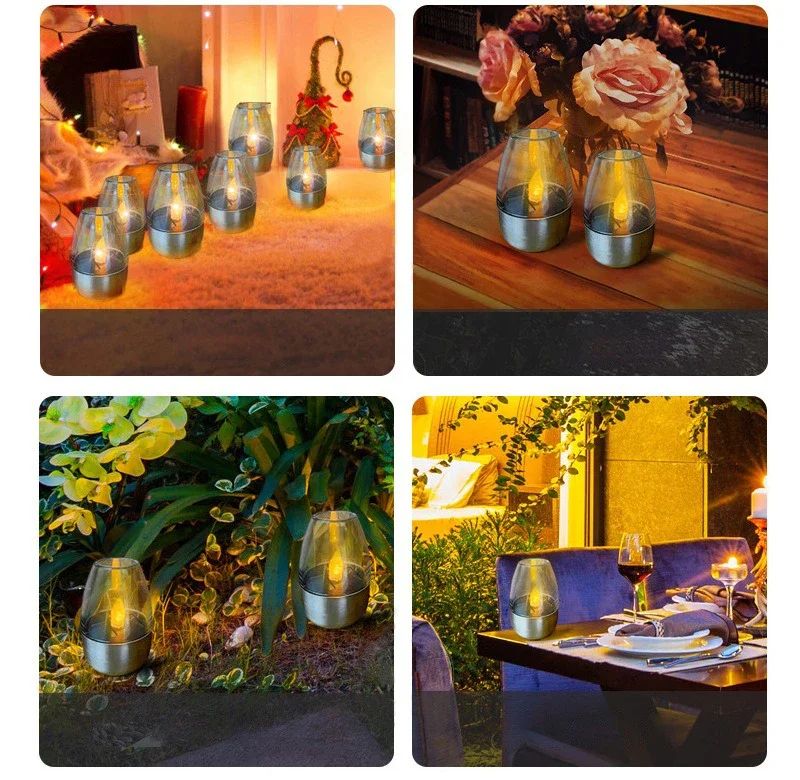 Solar LED Flameless Candle Light