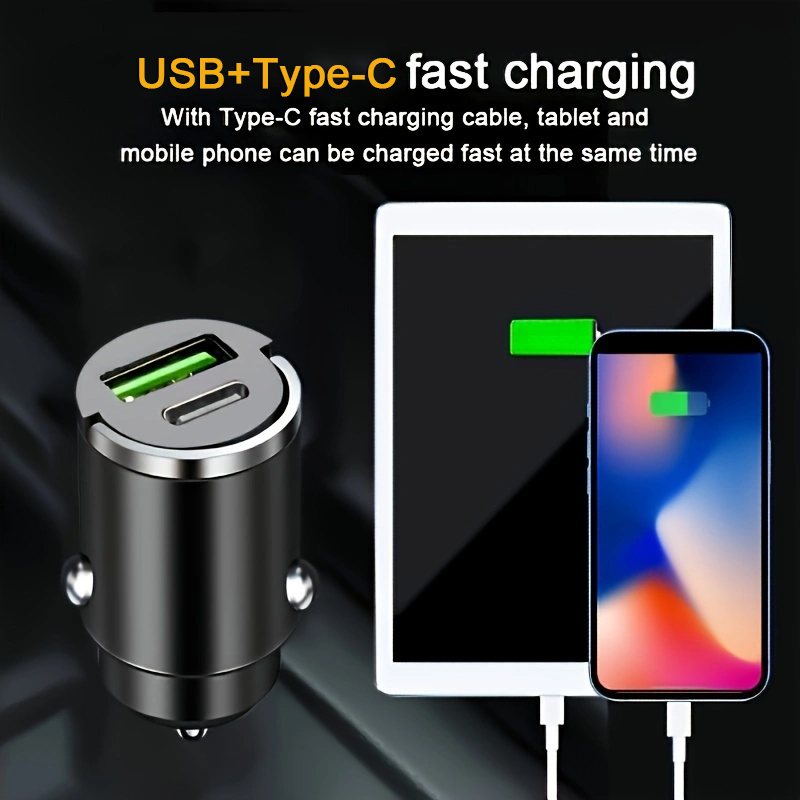 USB C Fast Charging Car Charger, Car Phone Charger Adapter For Samsung Huawei Xiaomi iPhone