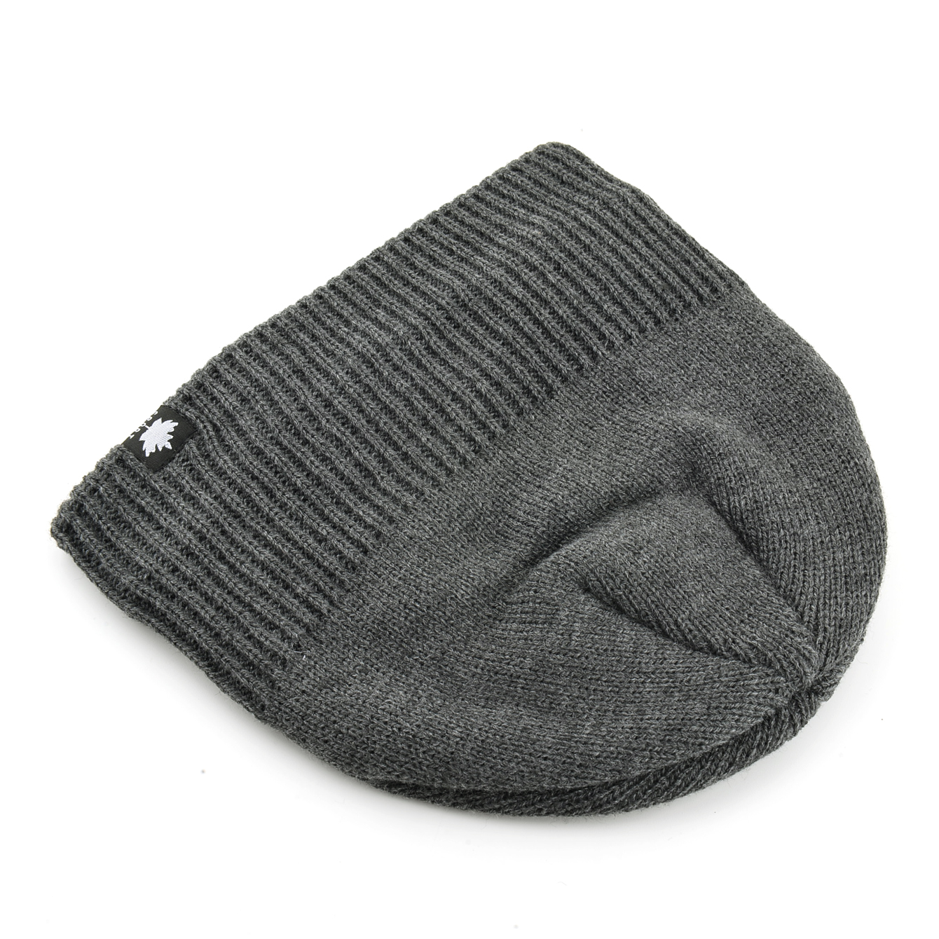 Maple Leaf Logo Men's Winter Beanie Hat, Double Layer, Velvet Lined Skullies Cap for Cold Weather, Thick and Warm
