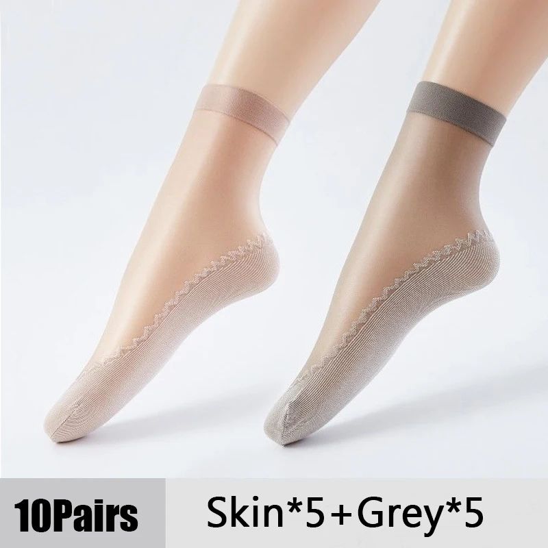 Women Ultrathin Breathable Invisible Socks Pack