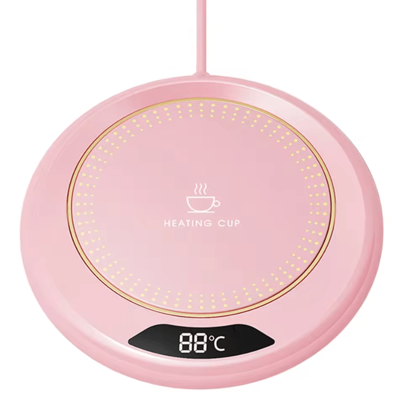 USB Coffee Mug Warmer Coaster – 3-Level Temperature Control 55°C Electric Cup Heating Pad