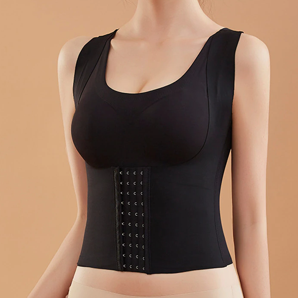 Waist Buttoned Bra Shapewear