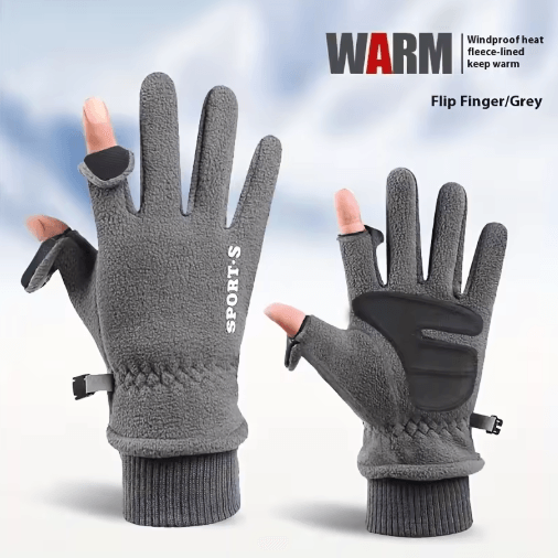 Winter Warm Gloves – Anti-Slip Touchscreen Full Finger Cycling & Sports Gloves