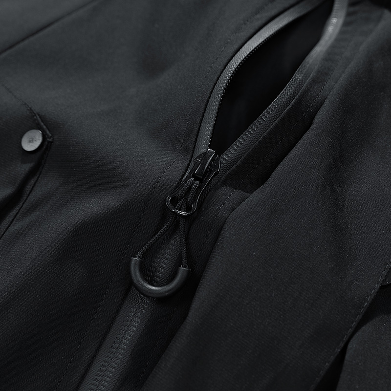 Oversize Plus Size Men Jacket Hooded Windbreaker Waterproof Black Bomber Camping Trench Coats Loose Thin Softshell