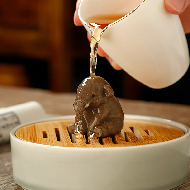 Tea Pets Tea Ceremony Clay, Color Changing Small Figures, Tea Pet Accessories, Chinese Tea Set, Tea