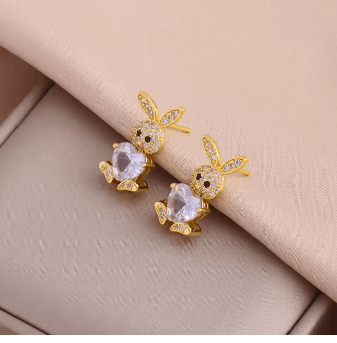 BunnyGleam Stainless Steel Jewelry Set