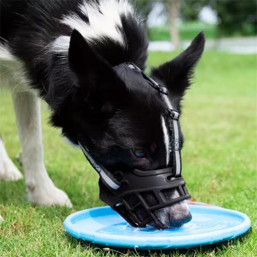 Adjustable Breathable Dog Muzzle for Biting Chewing and Barking Control