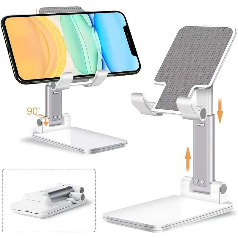 Adjustable Desk Mobile Phone Stand for iPhone, iPad, Xiaomi, and More - Universal Tablet Holder