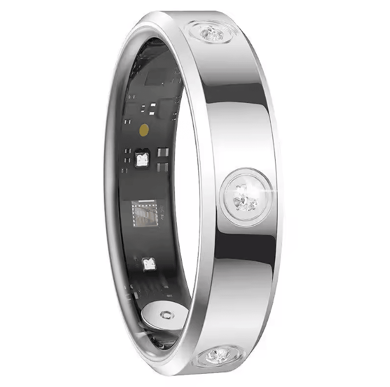 SlimSense HR01 Smart Health Ring – Ultra-Thin Waterproof Heart Rate & Stress Tracker