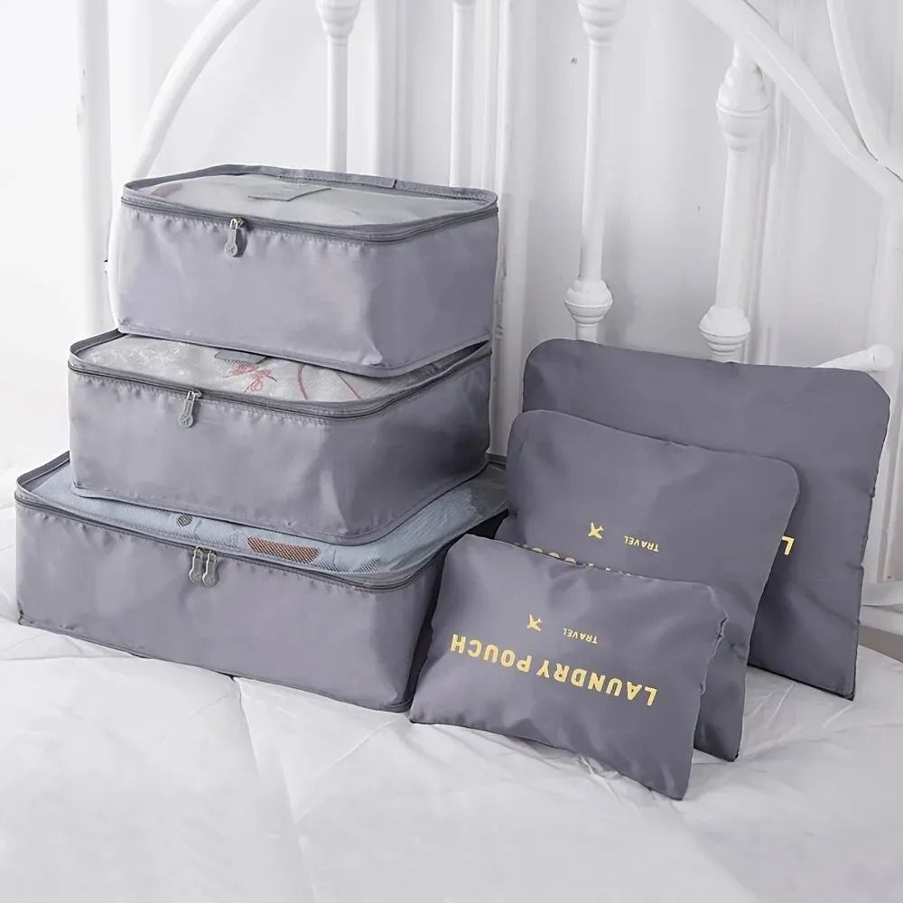 6-Piece Travel Luggage Packing Cube Set