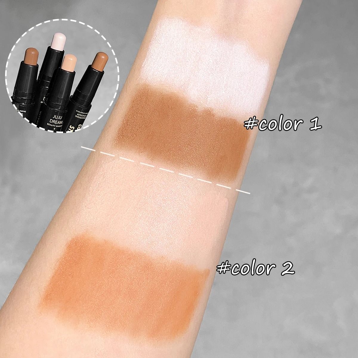 Dual-Ended Sculpting and Highlighting Contour Stick