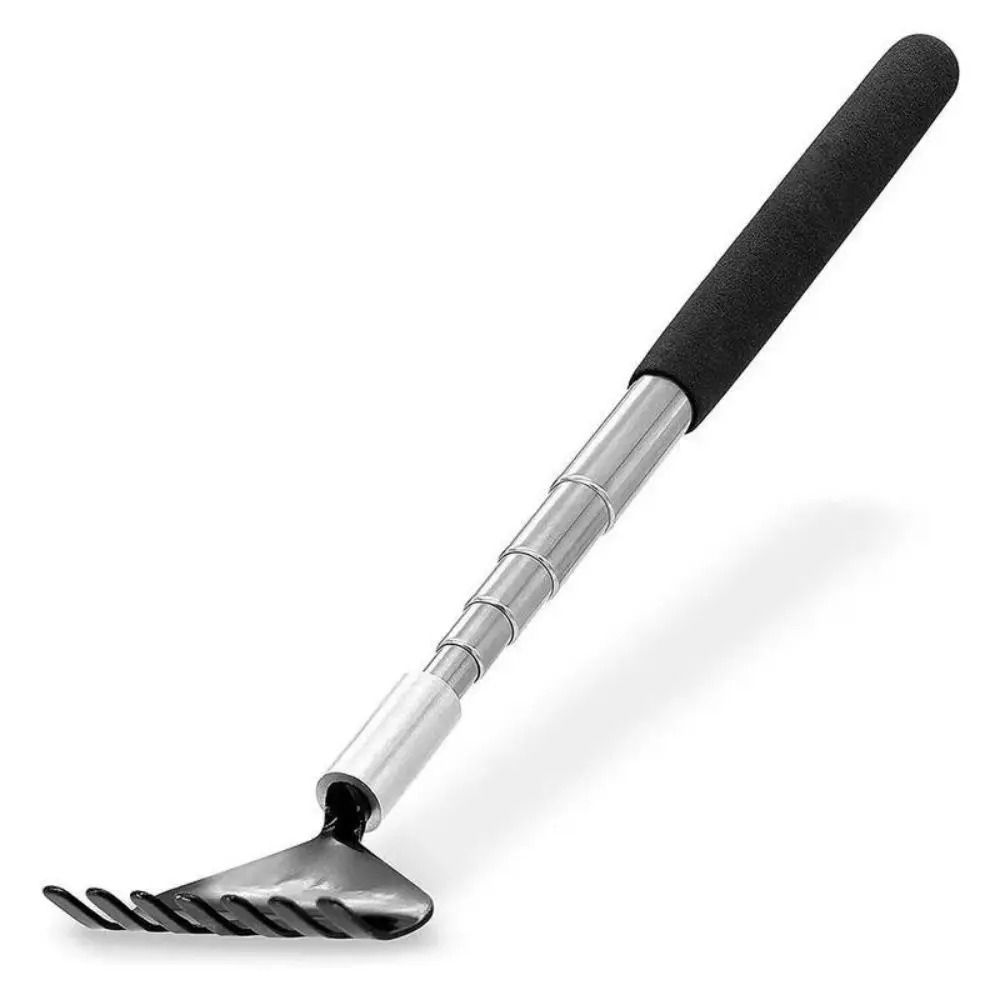 Telescopic Stainless Steel Back Scratcher Massager with Carry Bag