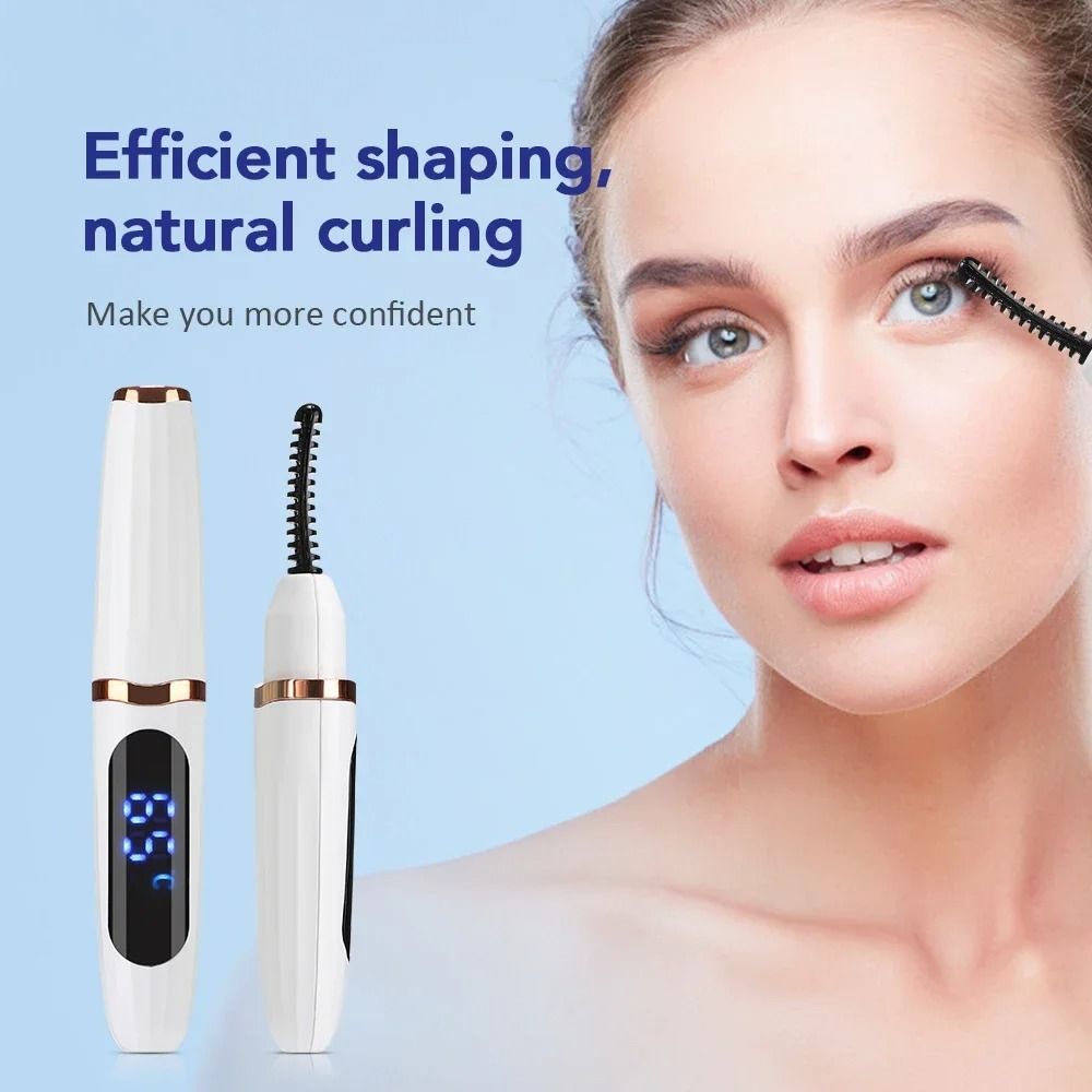 Electric Eyelash Curler with 3 Heat Settings and USB Rechargeable Design