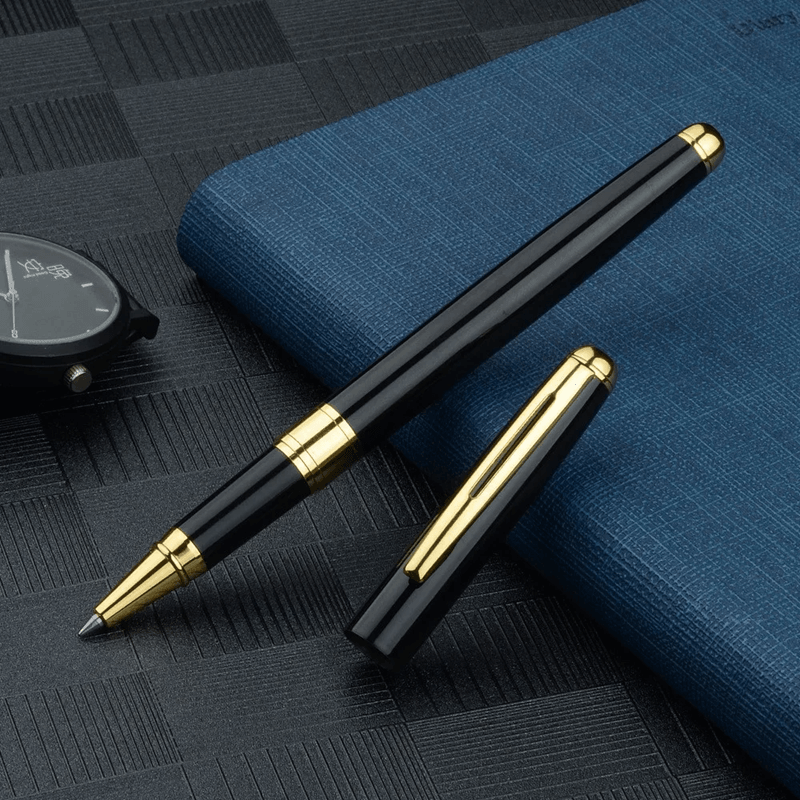Stainless Steel Business Ballpoint Pen Refillable Signature Writing Pen