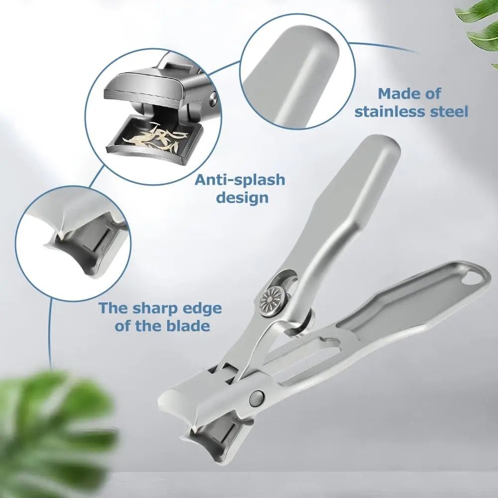 Ultra Sharp Stainless Steel Nail Clippers with Nail File