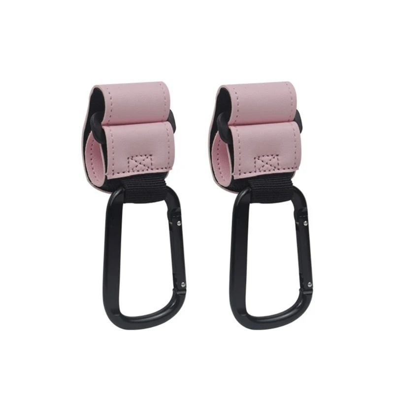 Stroller Hook with PU Leather Strap