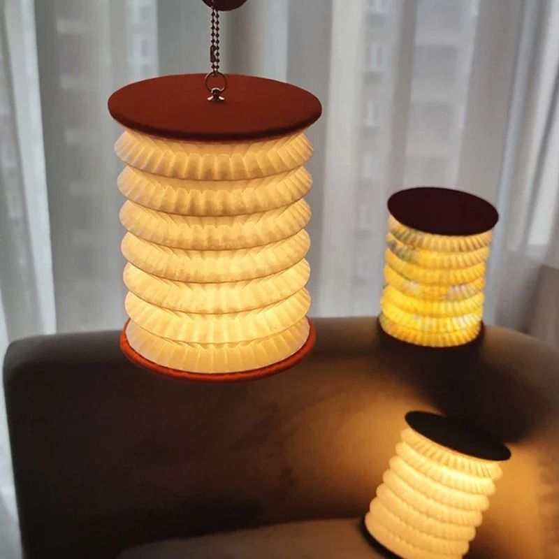 Foldable Touch Dimmable Table Lamp USB Rechargeable Lantern