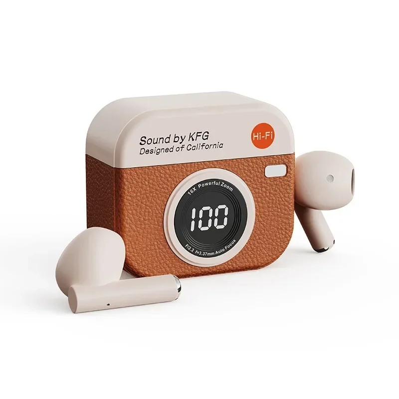 Bluetooth Wireless Earbuds with LED Display