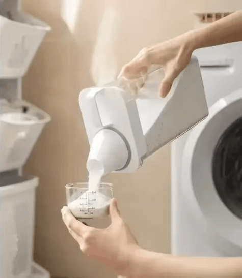 Airtight Laundry Detergent Dispenser Clear Powder and Liquid Storage Container
