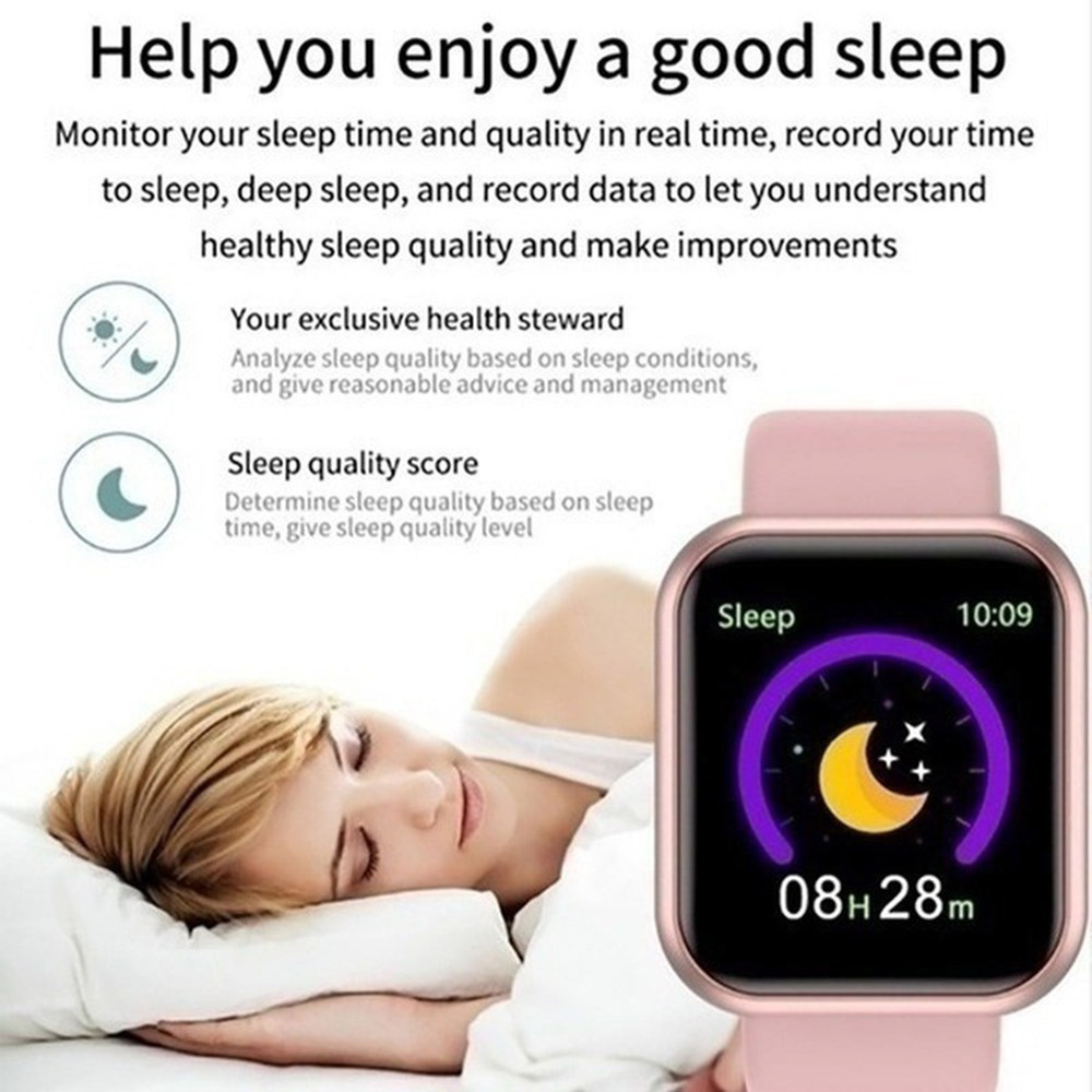 Bluetooth Connected Multifunctional Smart Watch Men Women Sports Fitness Sleep Monitor Music Bracelet
