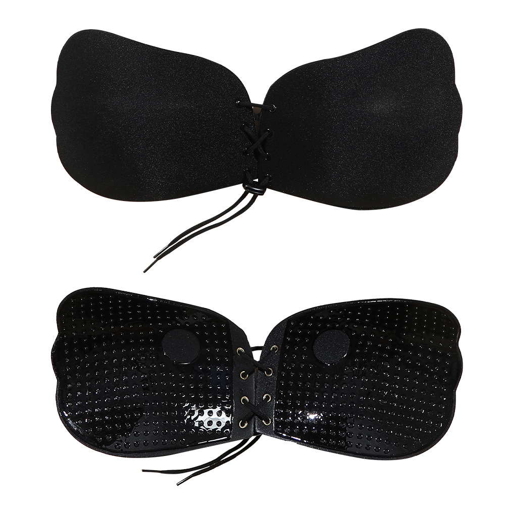 Pull Rope Gathered Breast Patch, Invisible Bra With Anti Protruding Point, Wedding Dress Underwear