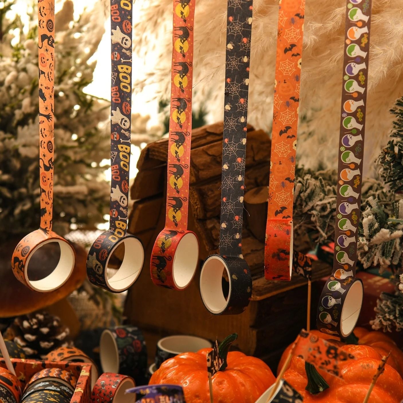 Spooky Season Happy Halloween Washi Tape Set