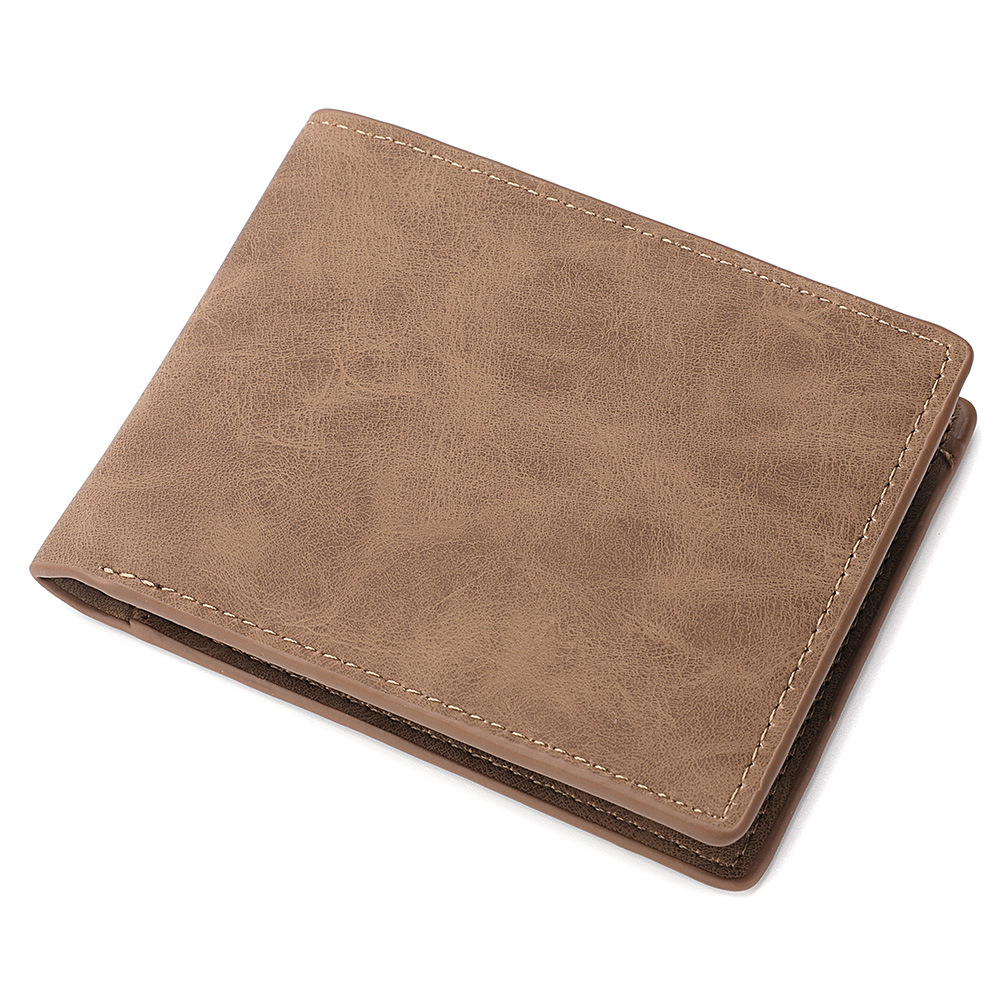Men's Soft Leather Zipper Wallet with Dollar Clip
