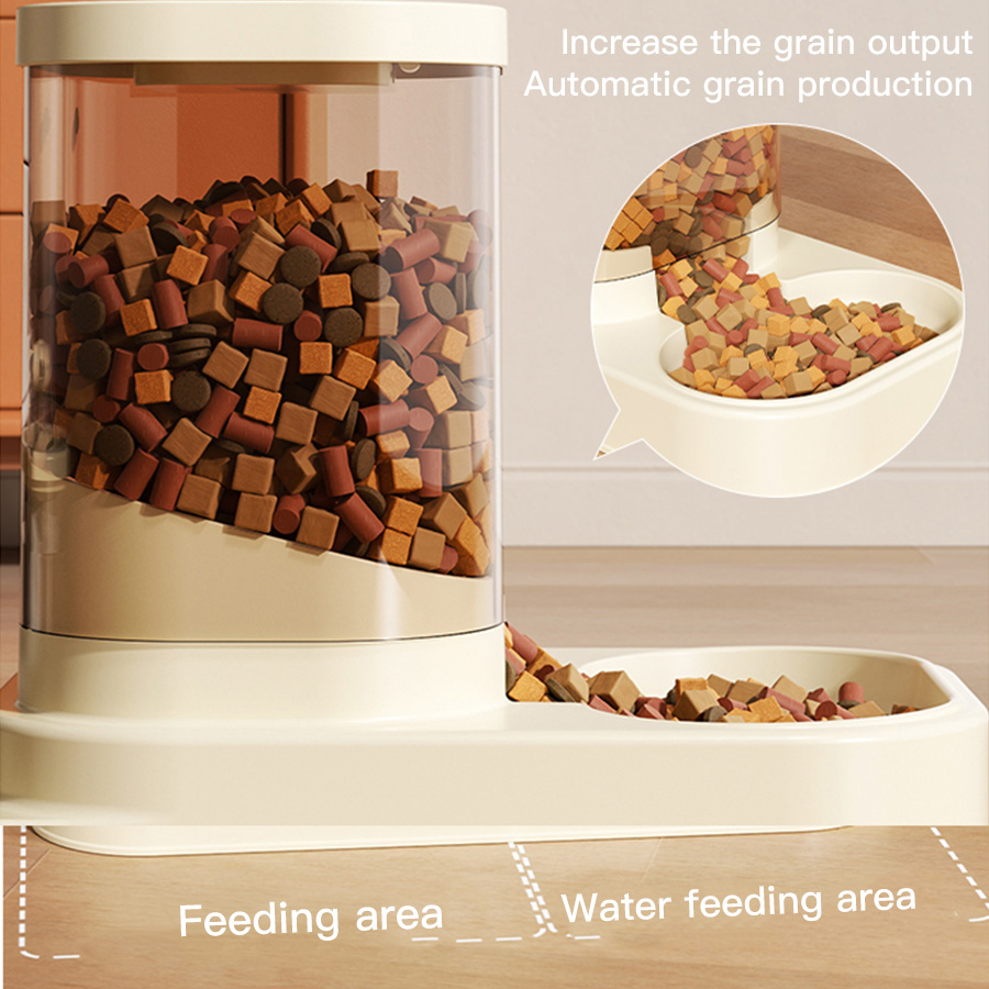 Automatic Cat Water Dispenser with Circulating Flow Drinking and Feeding Solution