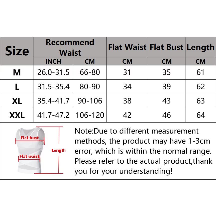 SlimFit Mens Compression Tank Breathable Tummy Control Body Shaper