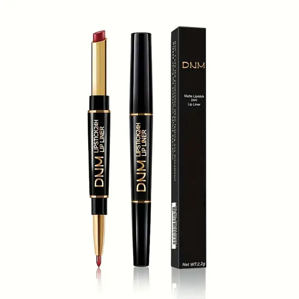 Double Ended Lipstick and Lip Liner Waterproof Long Lasting