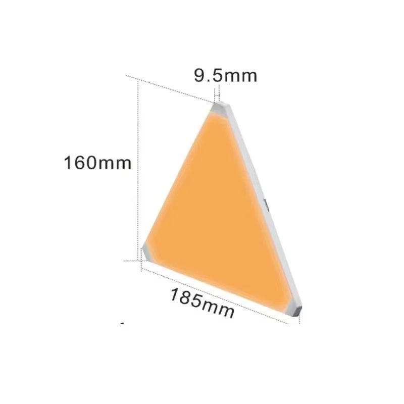 Ultra Thin Gaming Light Tuya WiFi LED Triangular Quantum Lamp RGB Wall Lamp