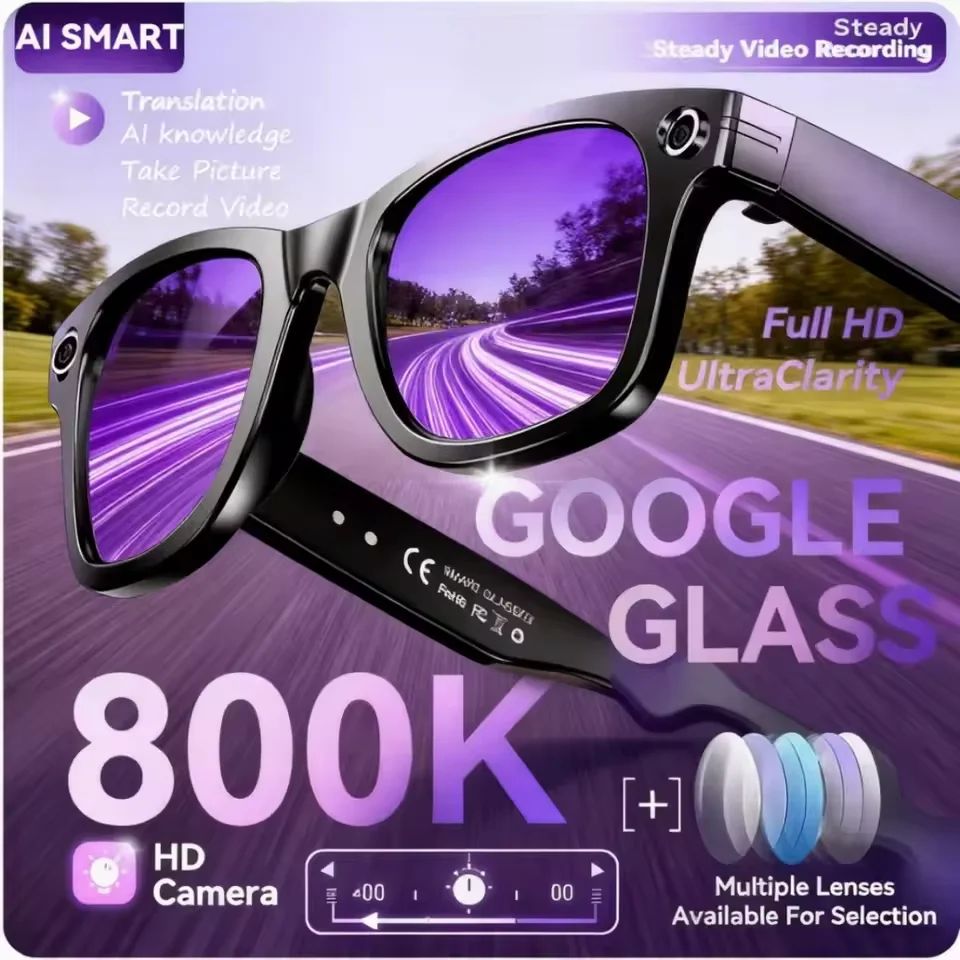 AI Smart Camera Translation Sunglasses