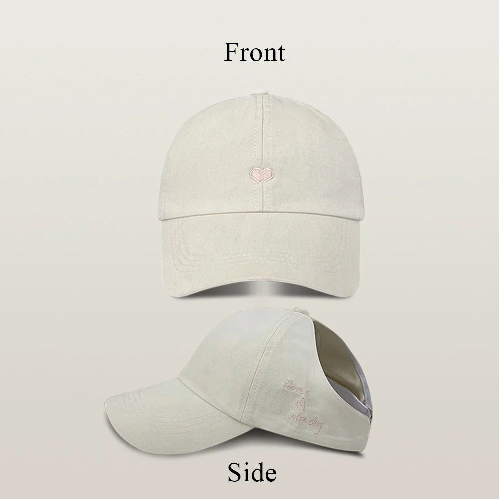 Kids Heart Design Summer Baseball Cap Empty Top Sun Hat