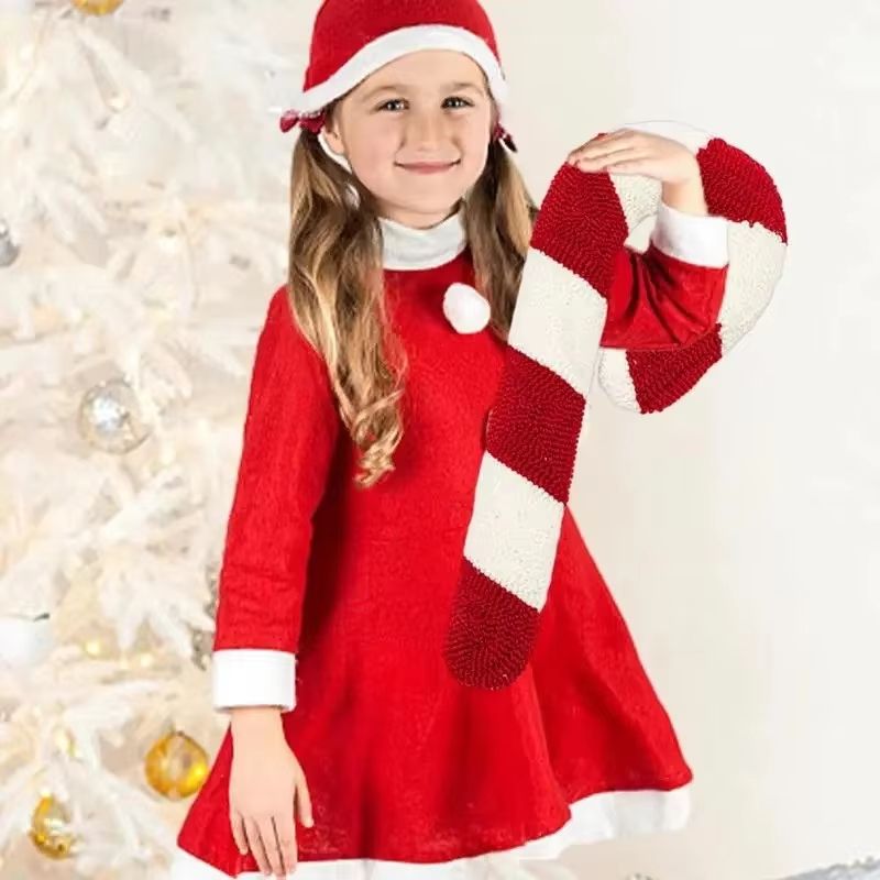Candy Cane Christmas Throw Pillow Soft Plush Holiday Sofa Cushion Decorative Ornament
