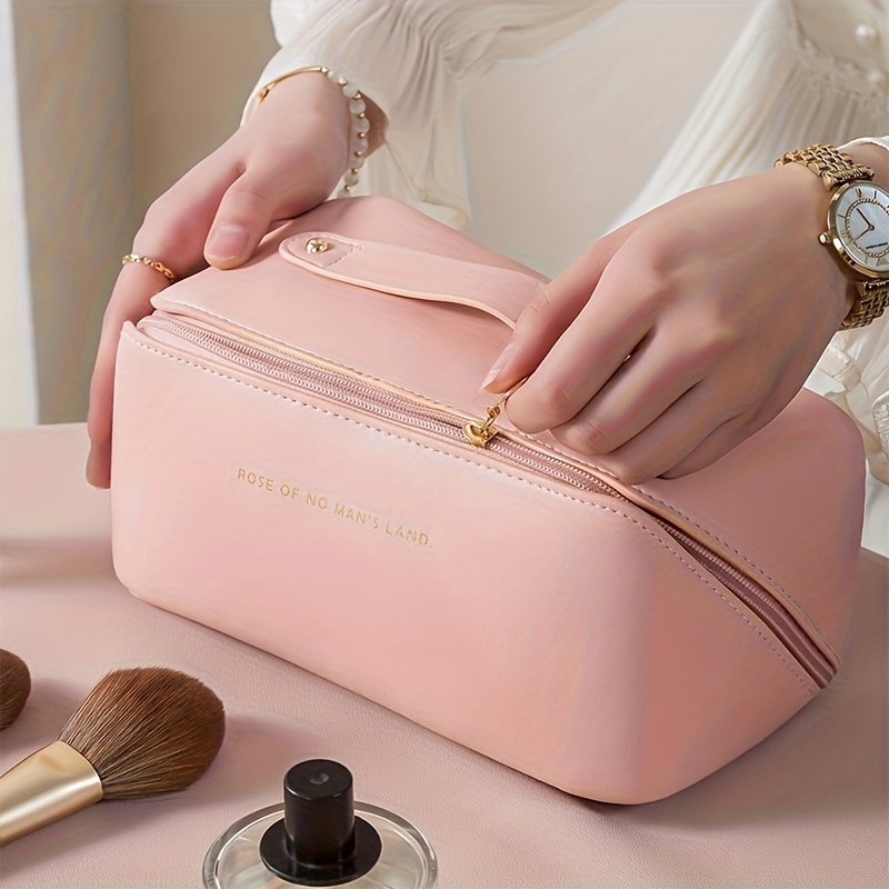 Luxury Travel Makeup Organizer Case  Cosmetic Storage Pouch for Women, Toiletry Bag, Travel Organizer