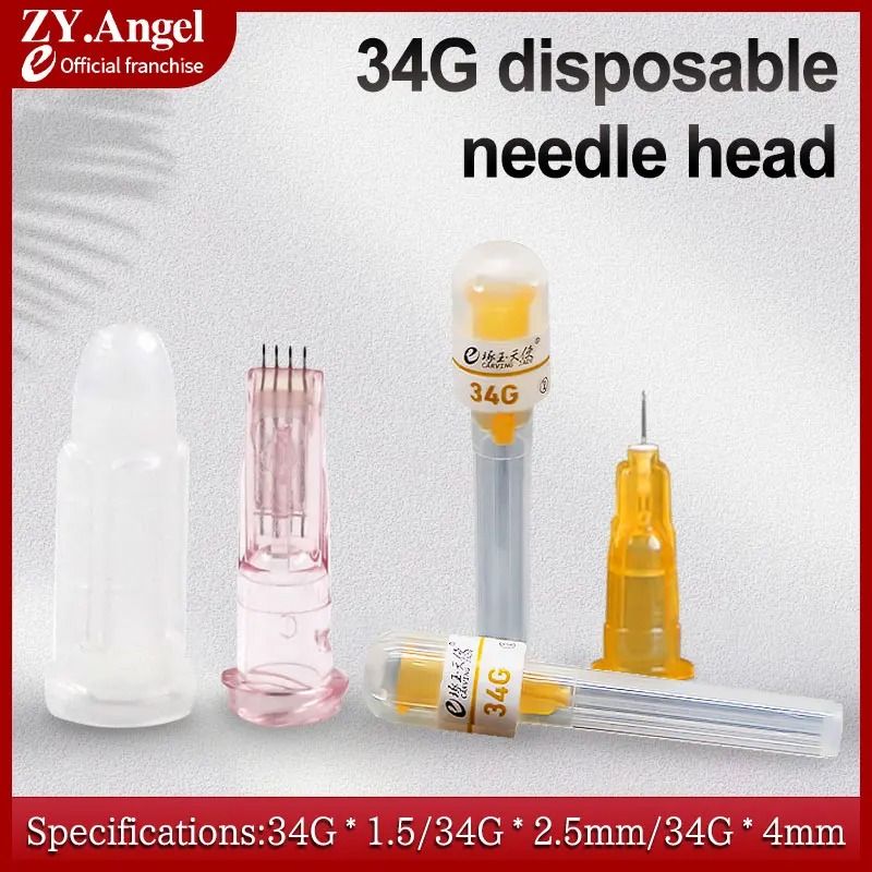 34G Disposable Small Needle for Cosmetic Use 1.5mm 2.5mm 4mm