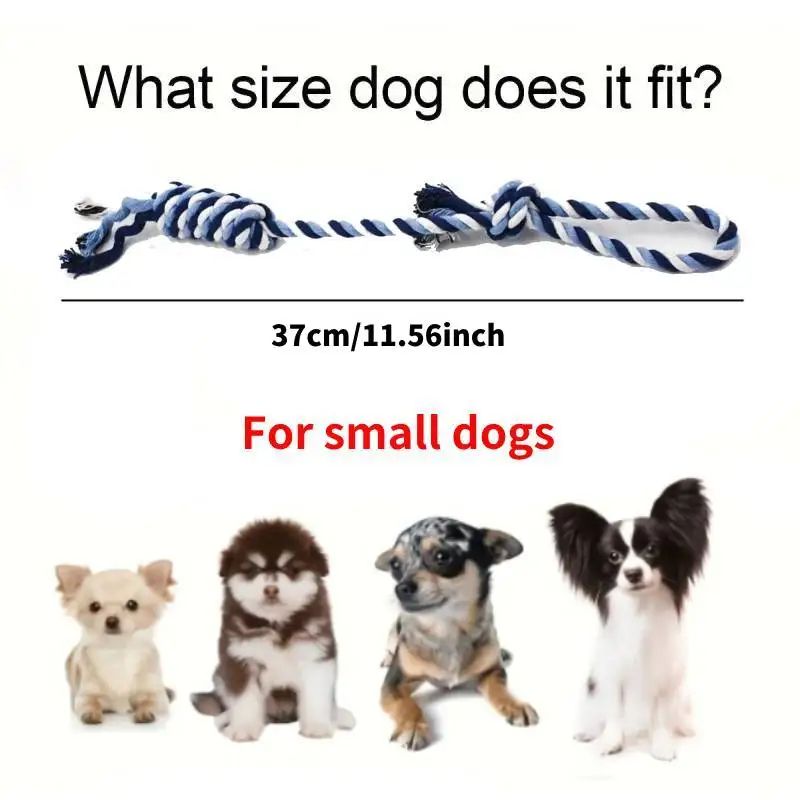 Braided Cotton Rope Dog Chew Toy
