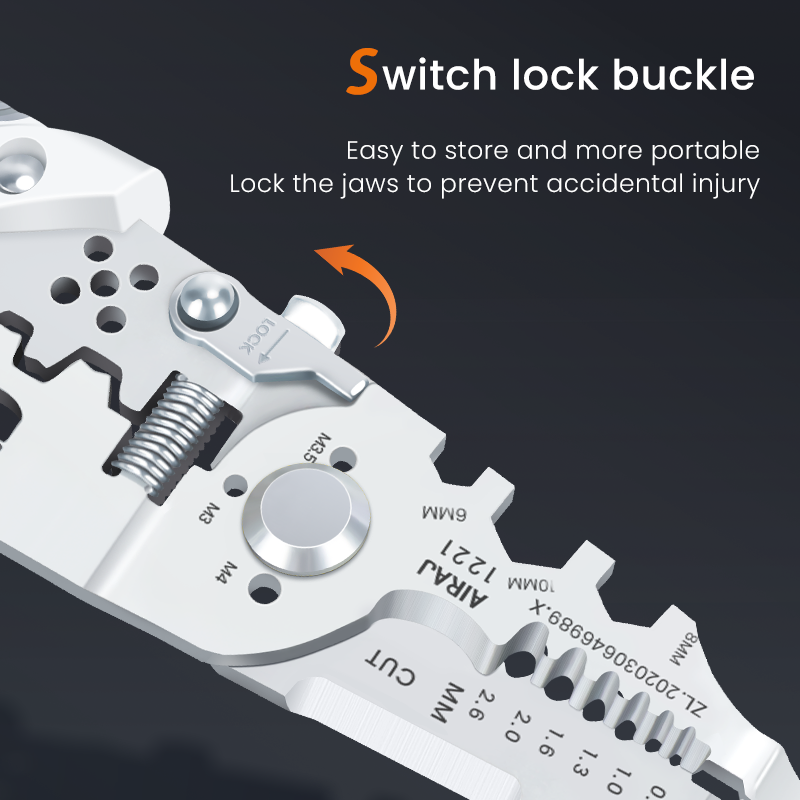 Multi Functional Wire Stripper Pliers, Crimping & Stripping Tools for Electricians, Precision Terminal Pliers