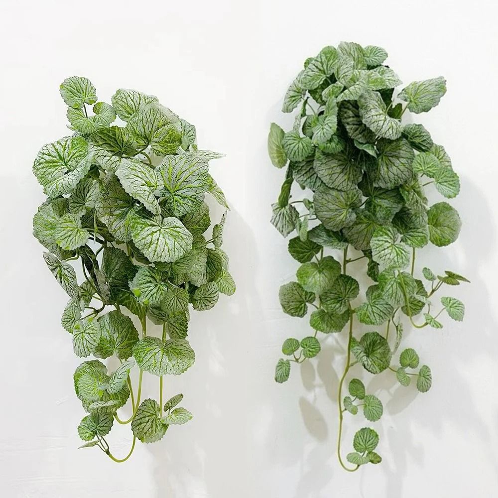 Artificial Hanging Vine Plant Crabapple Leaf Greenery Wall Decor For Home