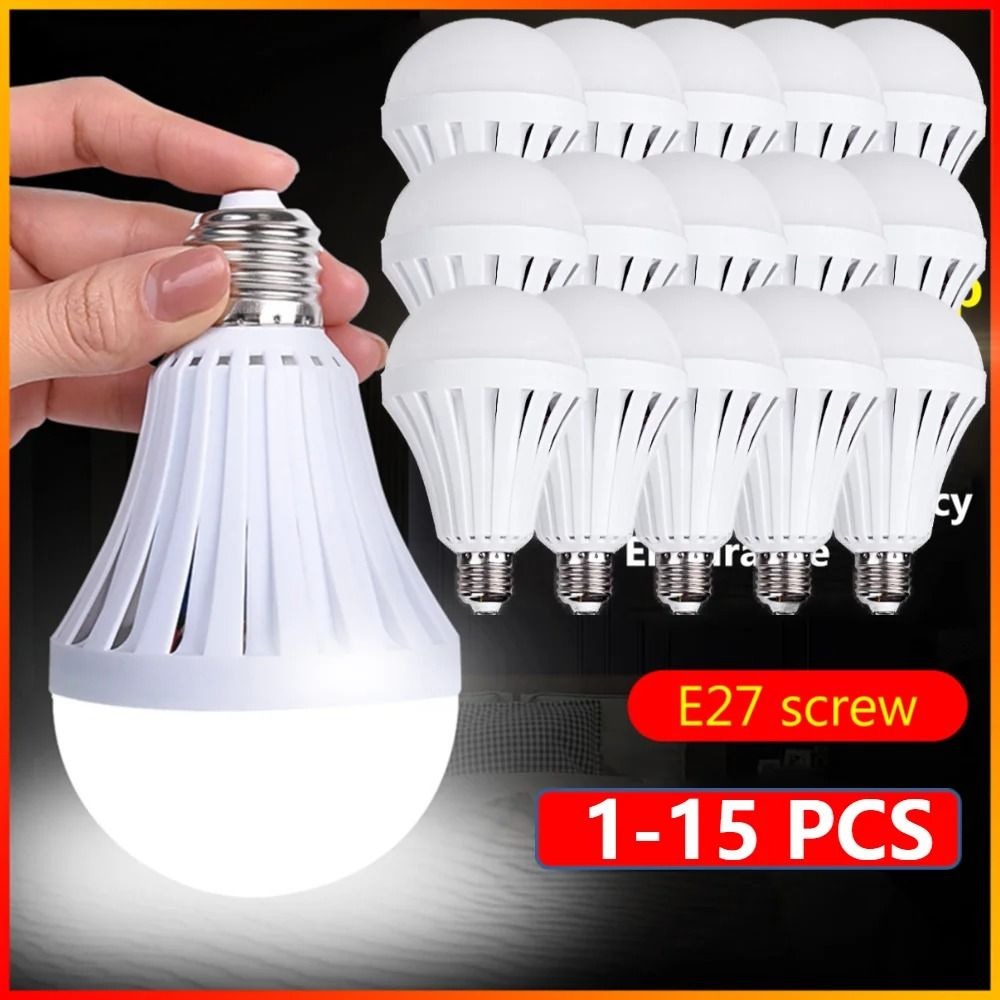 Rechargeable LED Emergency Light Bulb with Touch Control