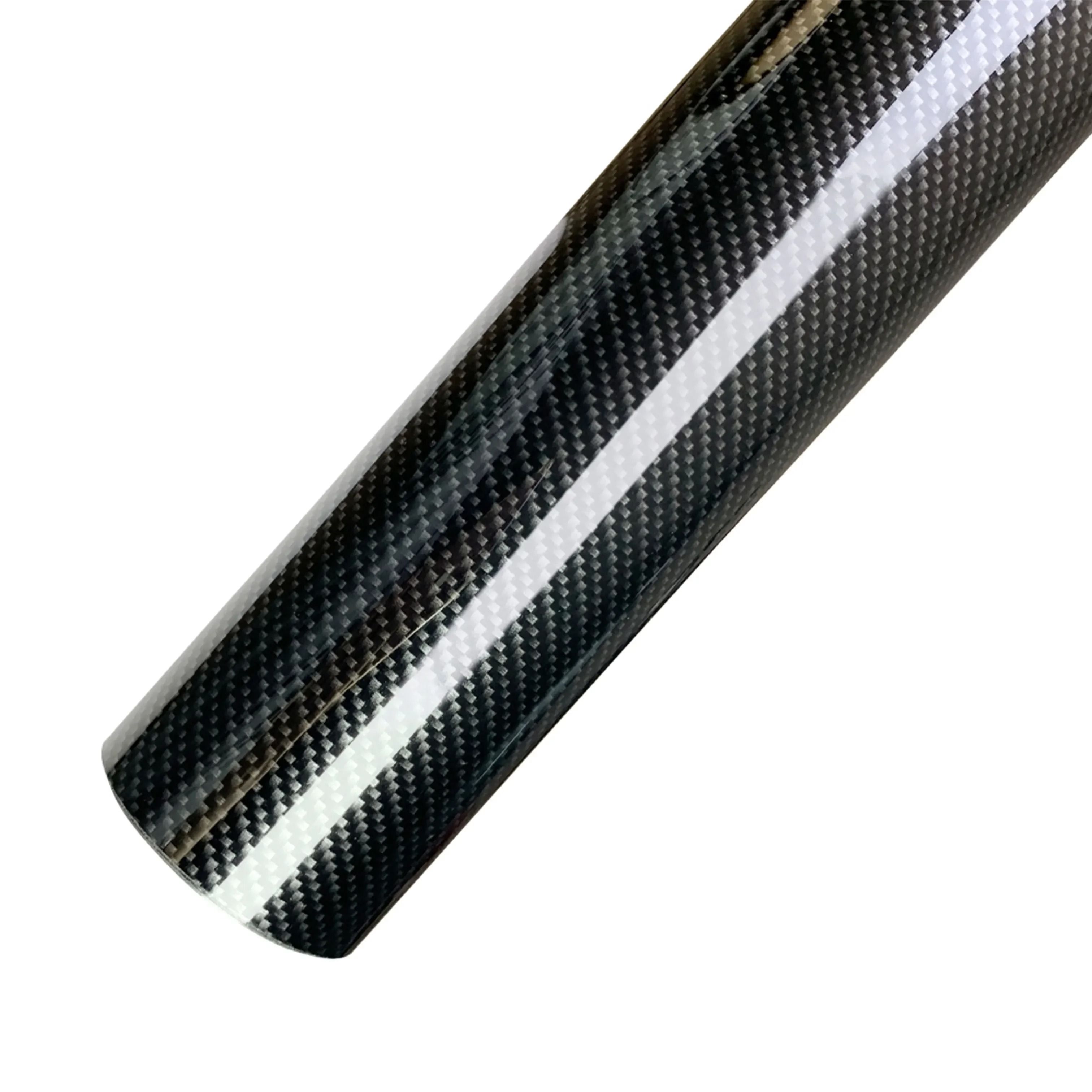 Premium Gloss Carbon Fiber Vinyl Wrap – Waterproof 3D/6D Car Styling Film