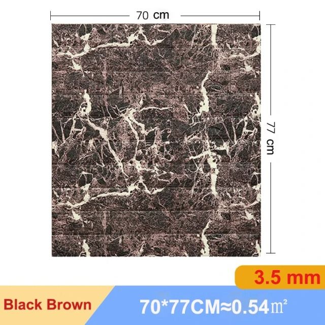 3D Brick Wall Sticker Self Adhesive Foam Panels Peel and Stick Wallpaper Set