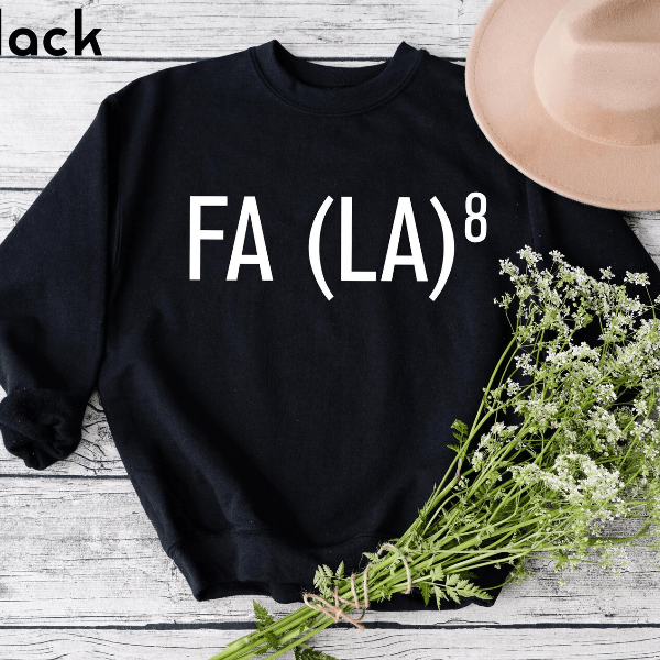 Funny Christmas Sweatshirt Fa La La Math Holiday Teacher Math Lover Pullover