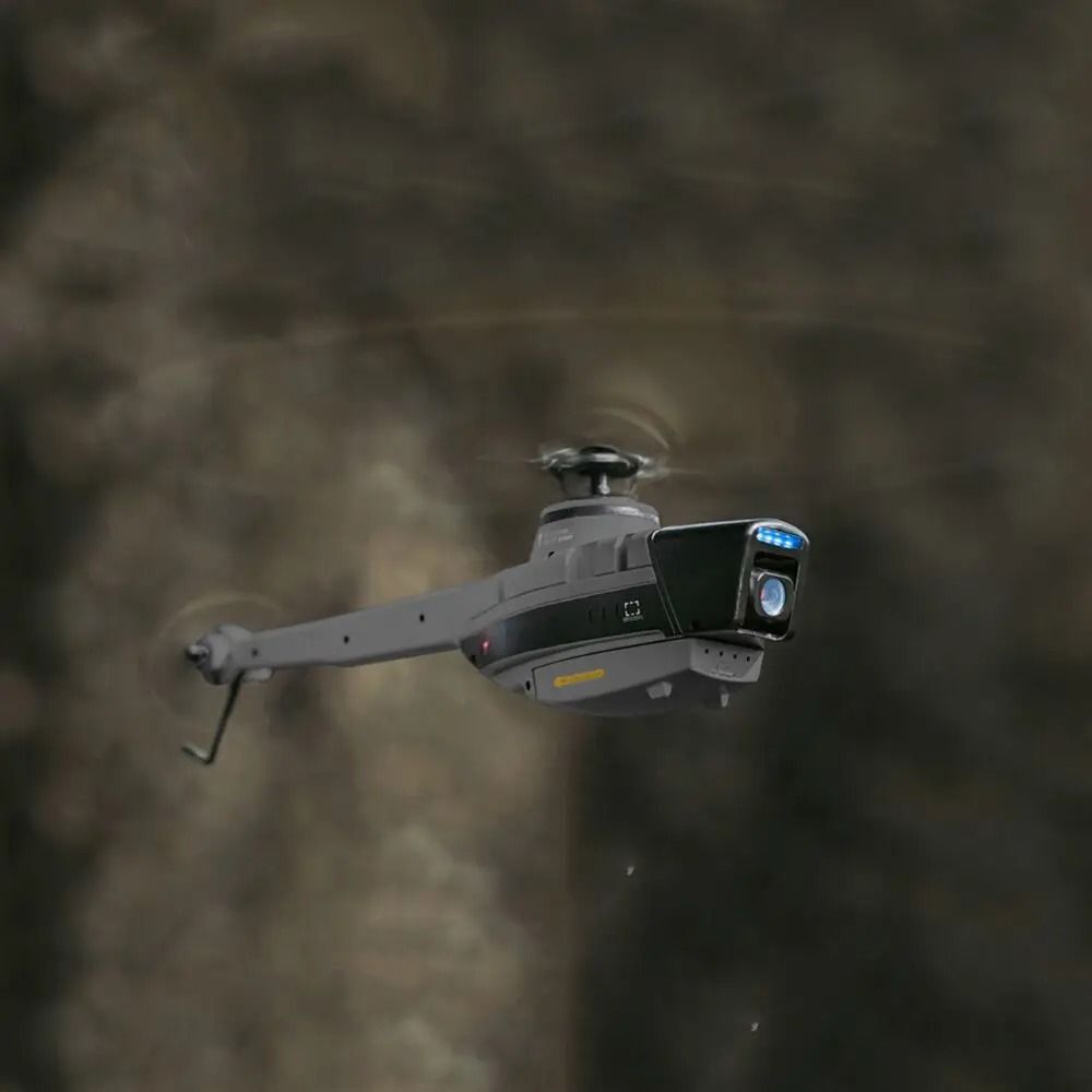 Four Way Single Paddle Mini Helicopter Drone with Remote Control and Anti-Drop Design