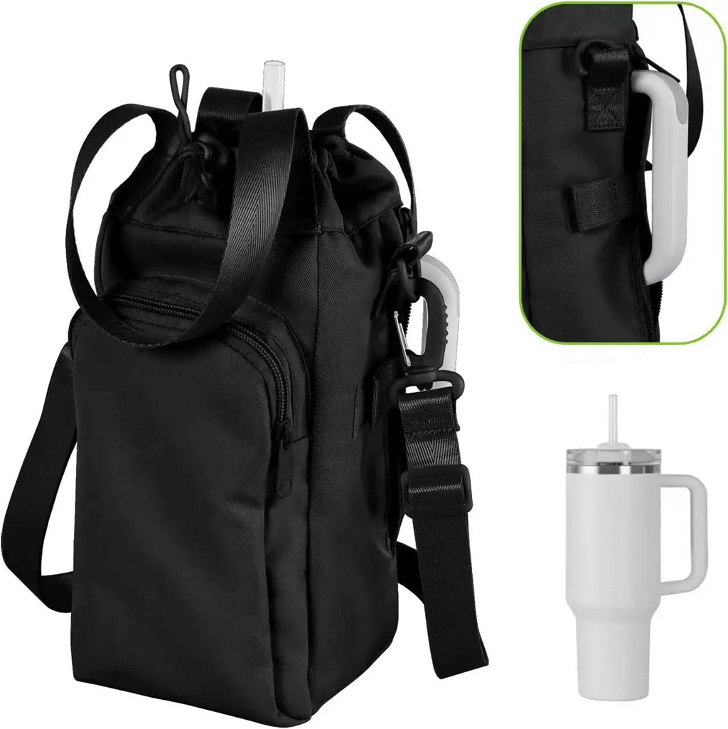 TrailGuard Waterproof Insulated Water Bottle Pouch with Adjustable Strap