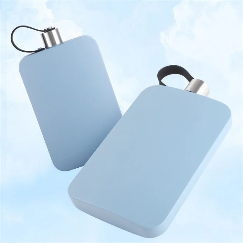 500ML Stainless Steel Flat Square Hip Flask